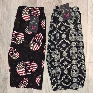 Skull Print Women's Leggings